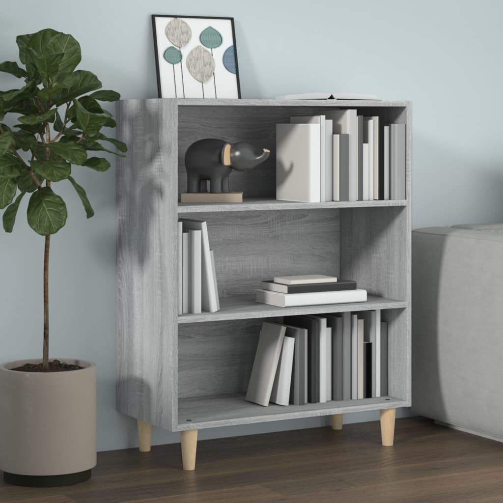 vidaXL Szafka, szary d�b sonoma, 69,5x32,5x90 cm