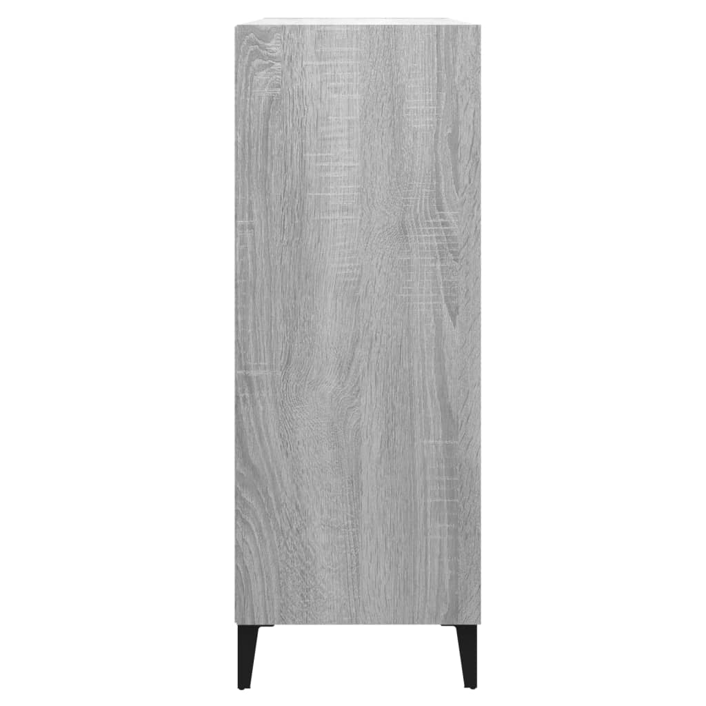 Příborník šedý sonoma 69,5 x 32,5 x 90 cm kompozitní dřevo