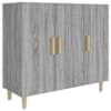 vidaXL puhvetkapp, hall Sonoma tamm, 90 x 34 x 80 cm, tehispuit