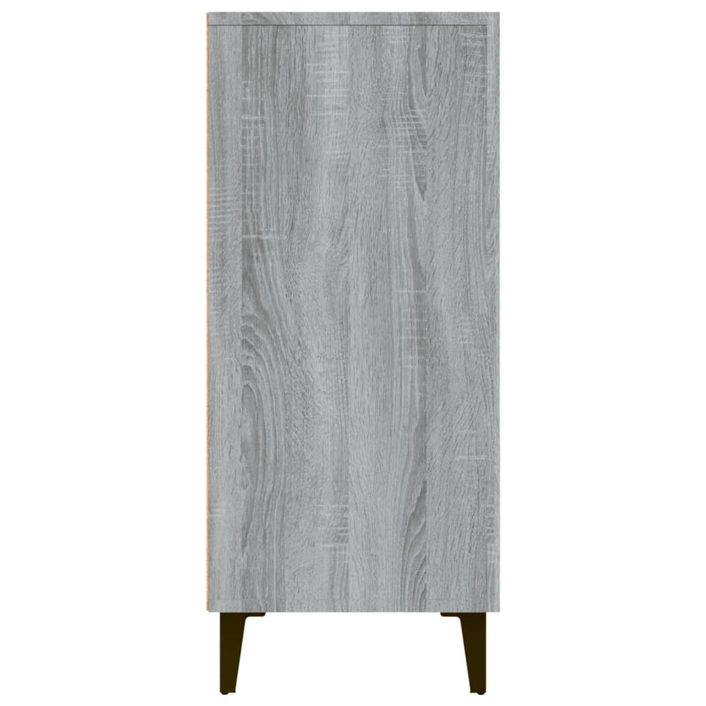 Příborník šedý sonoma 90 x 34 x 80 cm kompozitní dřevo