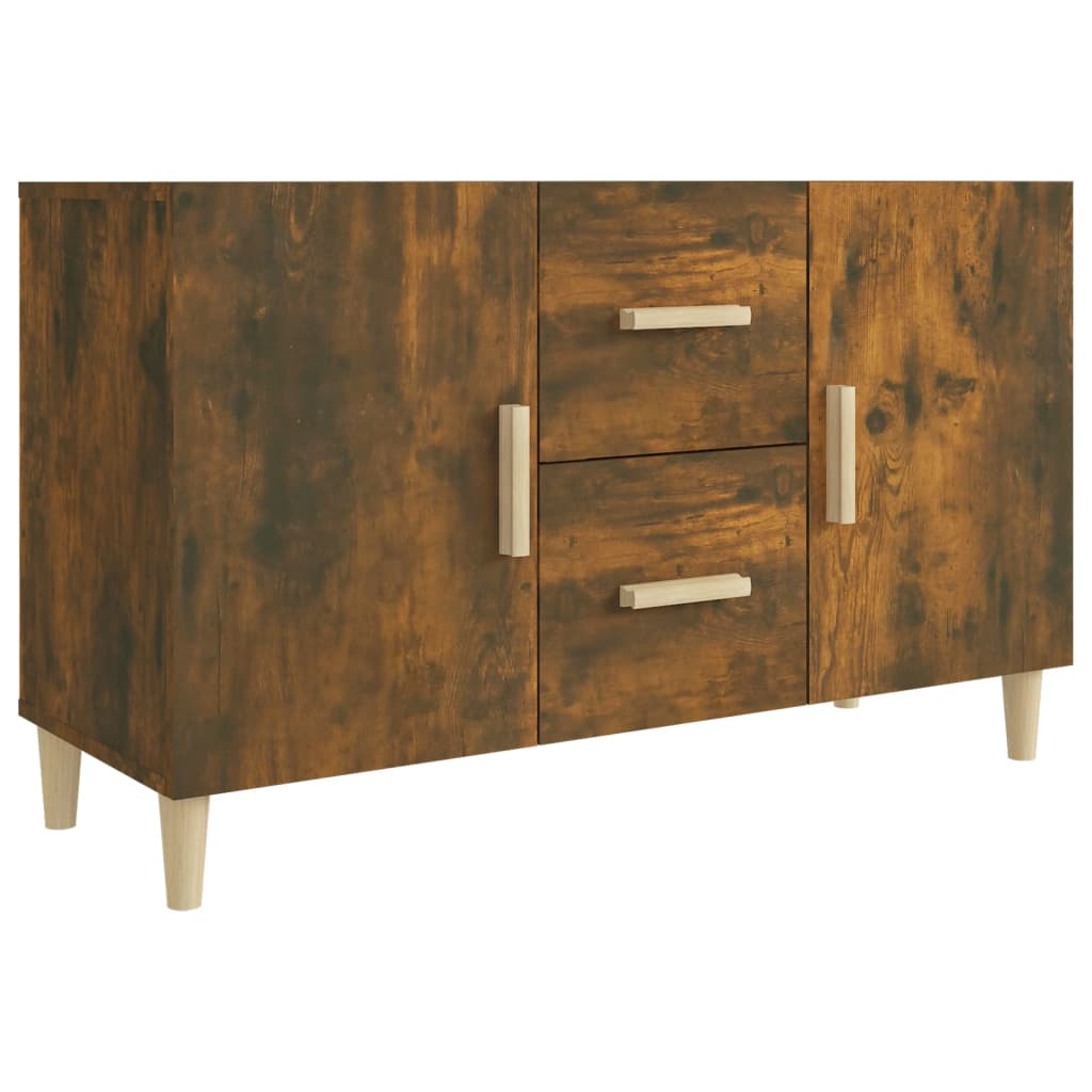 

vidaXL Sideboard Smoked Oak 39.4"x14.2"x23.6" Engineered Wood