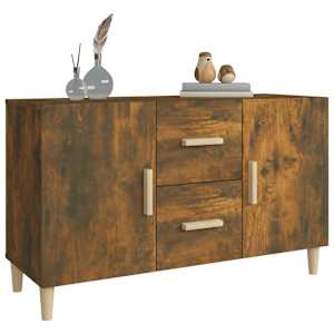 Příborník kouřový dub 100 x 36 x 60 cm kompozitní dřevo - obrázek 6