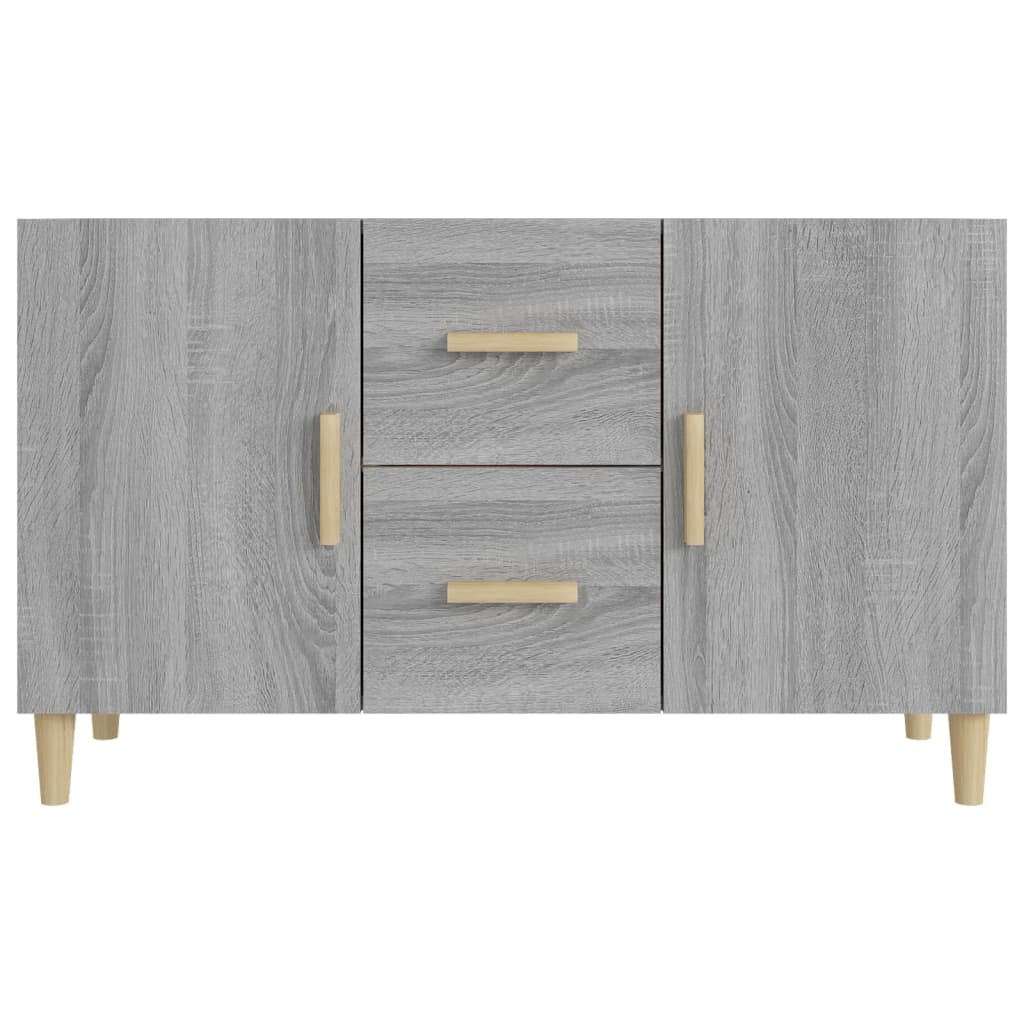 vidaXL Servantă, gri sonoma, 100x36x60 cm, lemn compozit