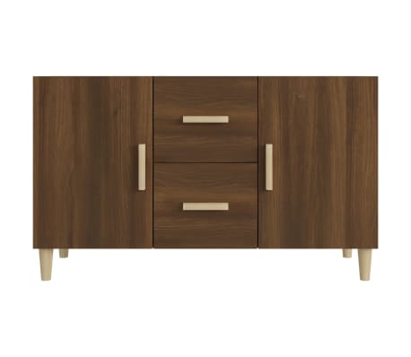 vidaXL &Scaron;oninė spintelė, ruda ąžuolo, 100x36x60cm, apdirbta mediena