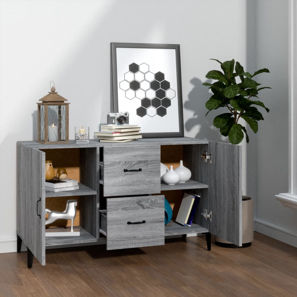 Thumbnail - vidaXL Sideboard Grau Sonoma 100x36x60 cm Holzwerkstoff