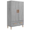 vidaXL k&otilde;rge kapp, hall Sonoma tamm, 70 x 31 x 115 cm, tehispuit