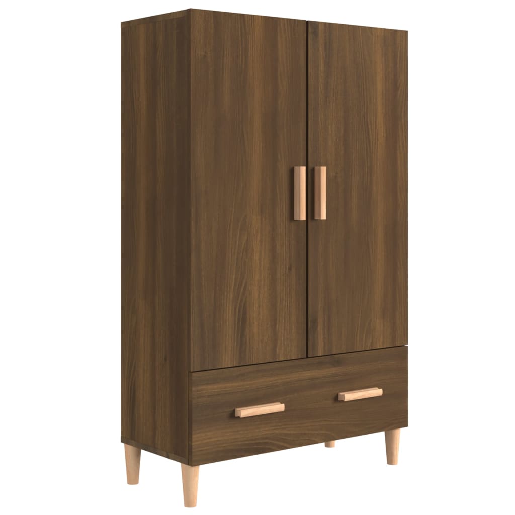 

vidaXL Highboard Brown Oak 27.6"x12.2"x45.3" Engineered Wood