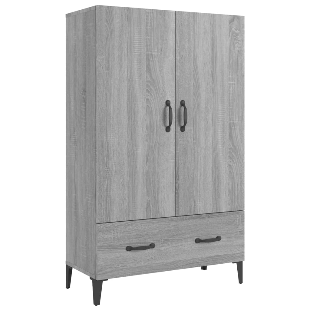 

vidaXL Highboard Gray Sonoma 27.6"x12.2"x45.3" Engineered Wood