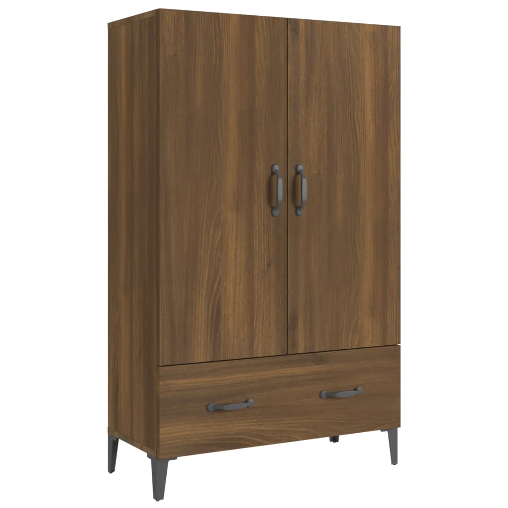 

vidaXL Highboard Brown Oak 27.6"x12.2"x45.3" Engineered Wood