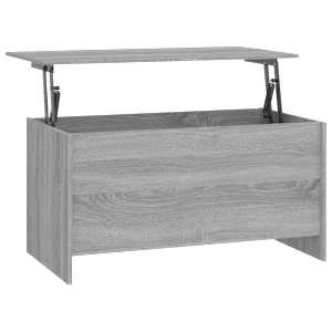 Konferenční stolek šedý sonoma 102x55,5x52,5cm kompozitní dřevo - obrázek 2