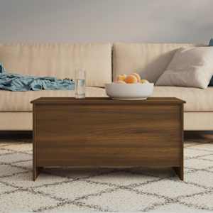 Konferenční stolek hnědý dub 102x55,5x52,5 cm kompozitní dřevo - obrázek 8