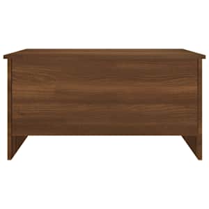Konferenční stolek hnědý dub 80x55,5x41,5 cm kompozitní dřevo - obrázek 4