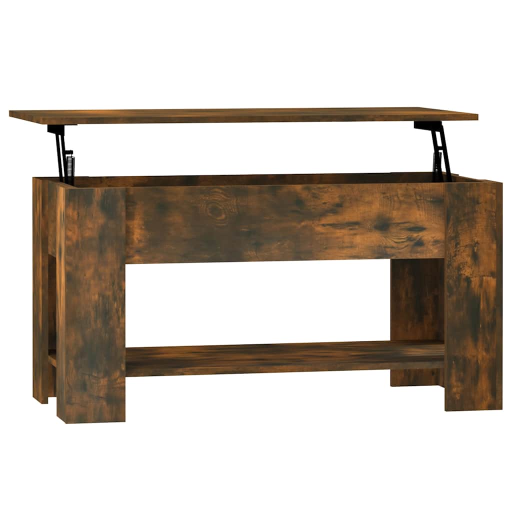 vidaXL Konferenční stolek kouřový dub 101x49x52 cm kompozitní dřevo