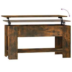 Konferenční stolek kouřový dub 101x49x52 cm kompozitní dřevo - obrázek 7