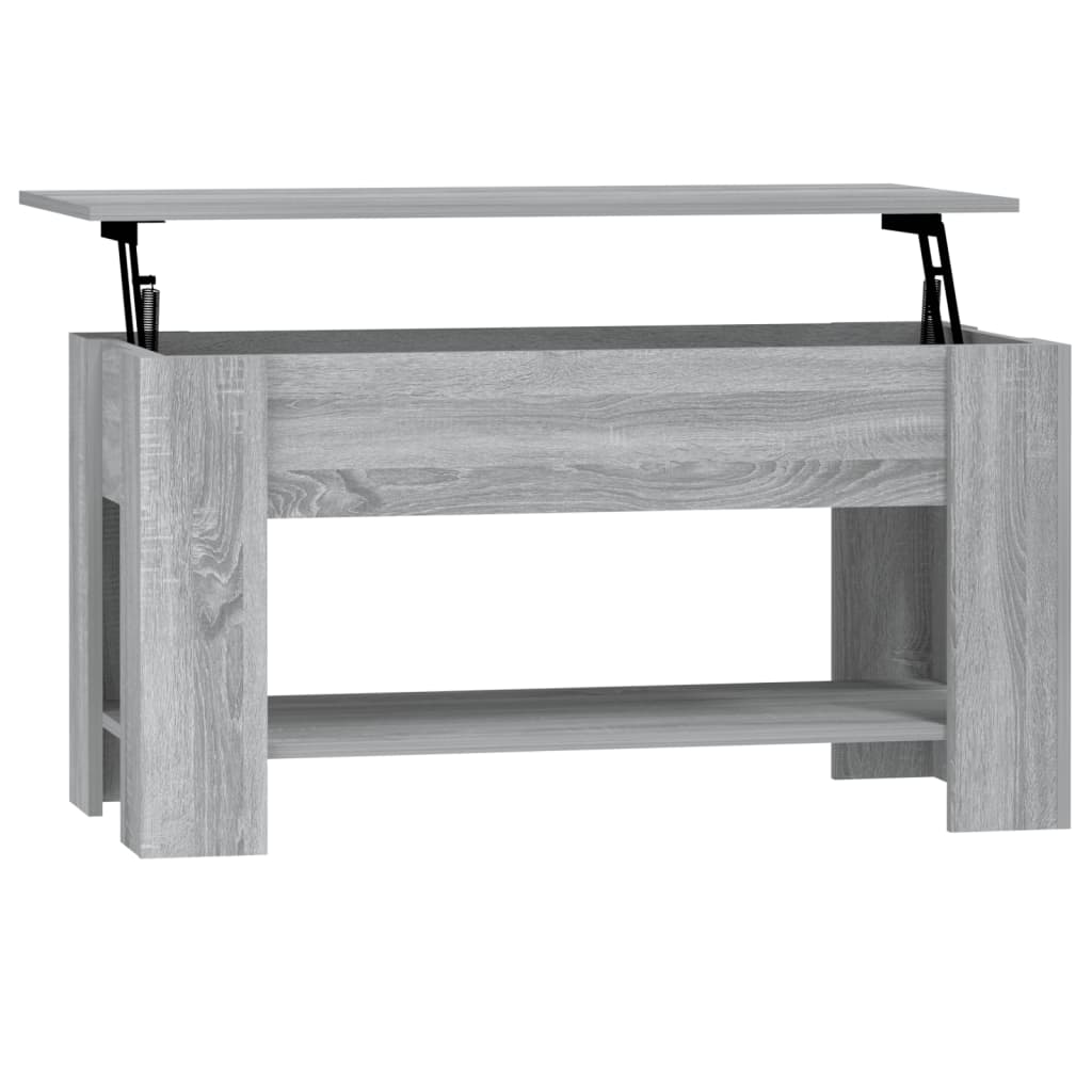 vidaXL Konferenční stolek šedý sonoma 101x49x52 cm kompozitní dřevo