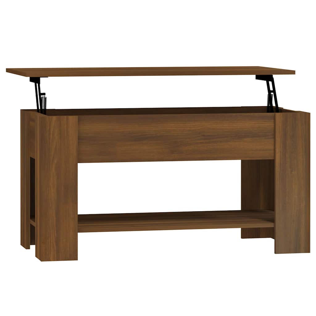 vidaXL Konferenční stolek hnědý dub 101 x 49 x 52 cm kompozitní dřevo