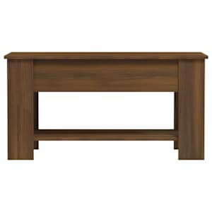 Konferenční stolek hnědý dub 101 x 49 x 52 cm kompozitní dřevo - obrázek 6