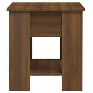 Konferenční stolek hnědý dub 101 x 49 x 52 cm kompozitní dřevo - obrázek 8
