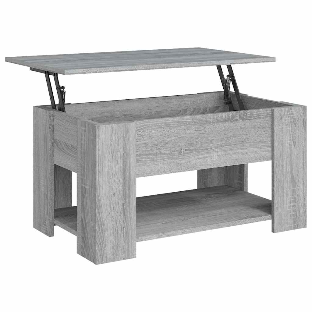 vidaXL Konferenční stolek šedý sonoma 79 x 49 x 41 cm kompozitní dřevo