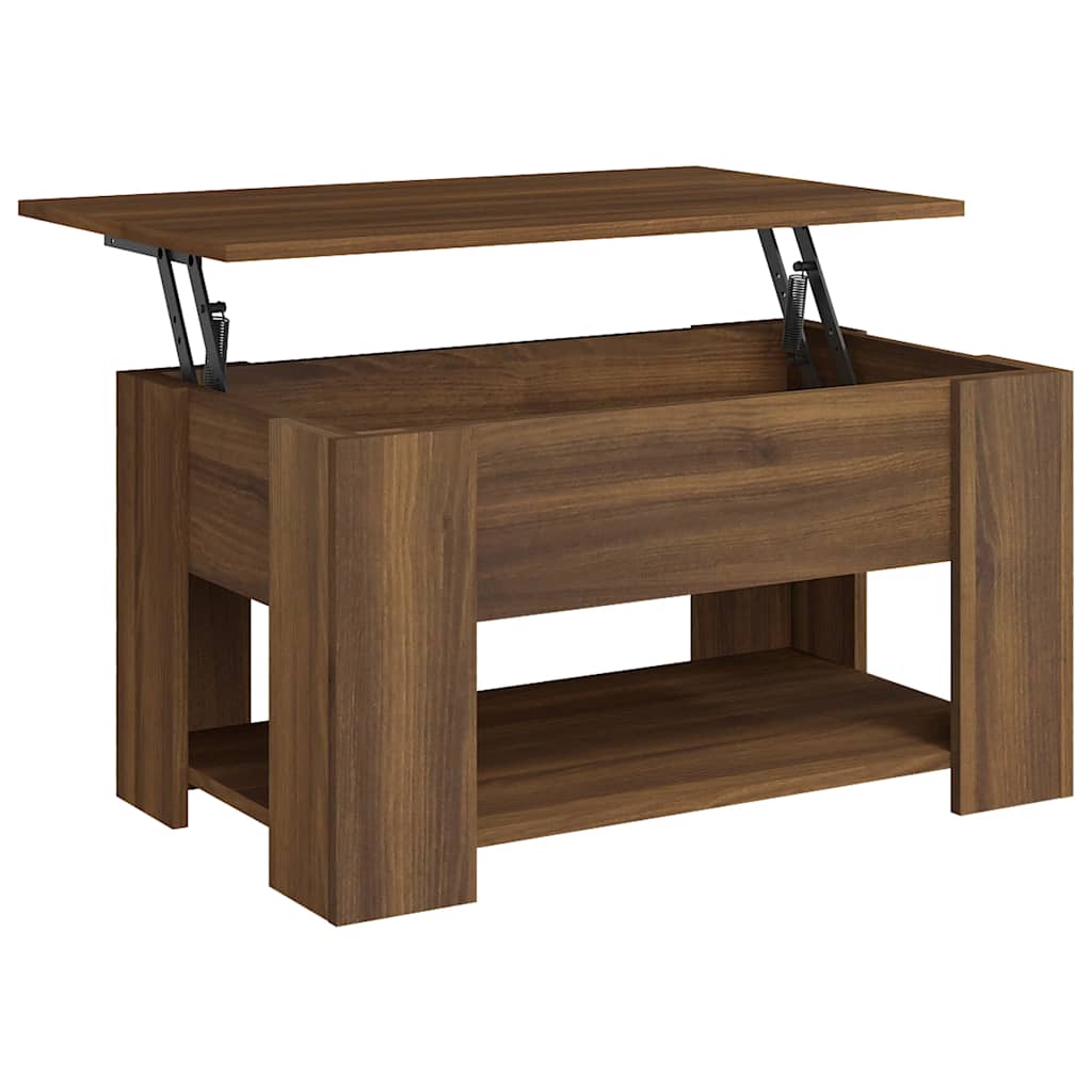 vidaXL Konferenční stolek hnědý dub 79 x 49 x 41 cm kompozitní dřevo