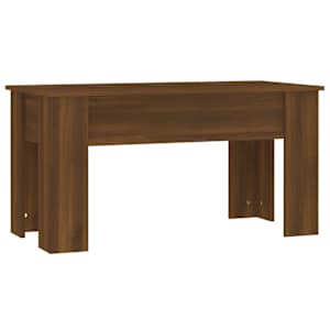 Konferenční stolek hnědý dub 101 x 49 x 52 cm kompozitní dřevo - obrázek 5
