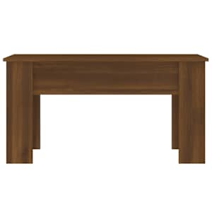 Konferenční stolek hnědý dub 101 x 49 x 52 cm kompozitní dřevo - obrázek 6