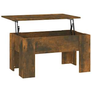 Konferenční stolek kouřový dub 79 x 49 x 41 cm kompozitní dřevo - obrázek 5