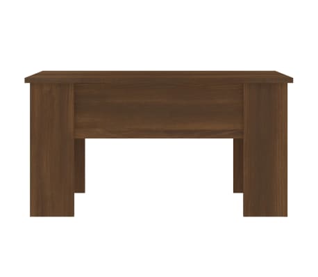vidaXL Table basse Ch&ecirc;ne marron 79x49x41 cm Bois d'ing&eacute;nierie