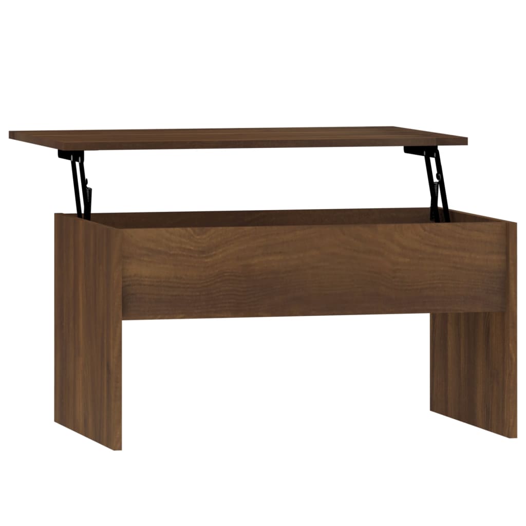 Konferenčný stolík hnedý dub 80x50,5x41,5 cm spracované drevo