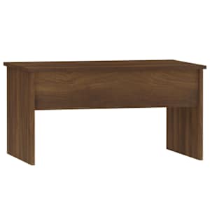 vidaXL Table basse Ch&ecirc;ne marron 80x50,5x41,5 cm Bois d'ing&eacute;nierie