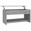 vidaXL kohvilaud, hall Sonoma tamm, 102 x 50 x 52,5 cm, tehispuit