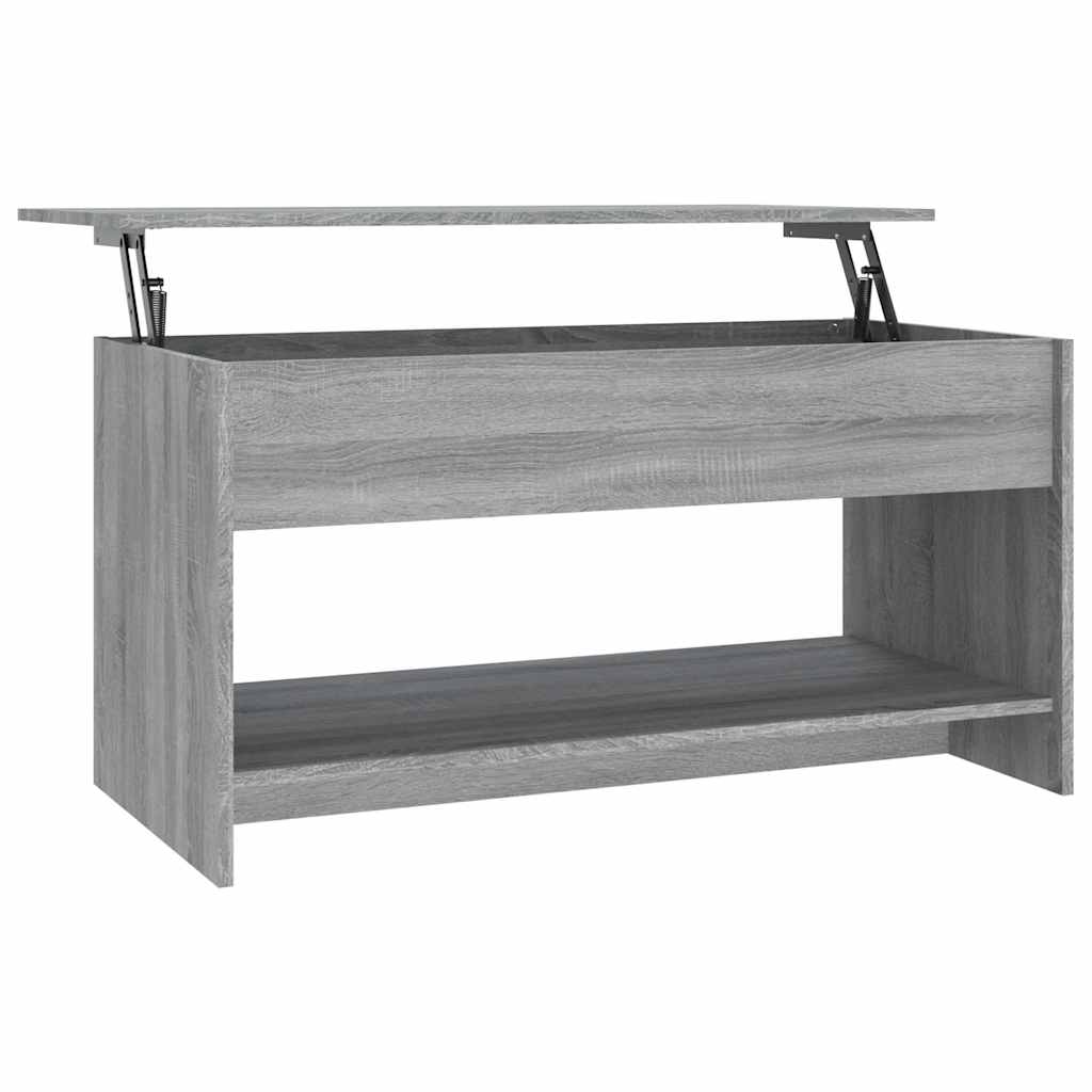 vidaXL Konferenční stolek šedý sonoma 102x50x52,5 cm kompozitní dřevo