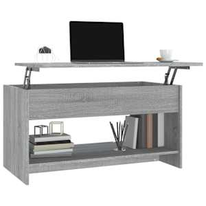 Konferenční stolek šedý sonoma 102x50x52,5 cm kompozitní dřevo - obrázek 4