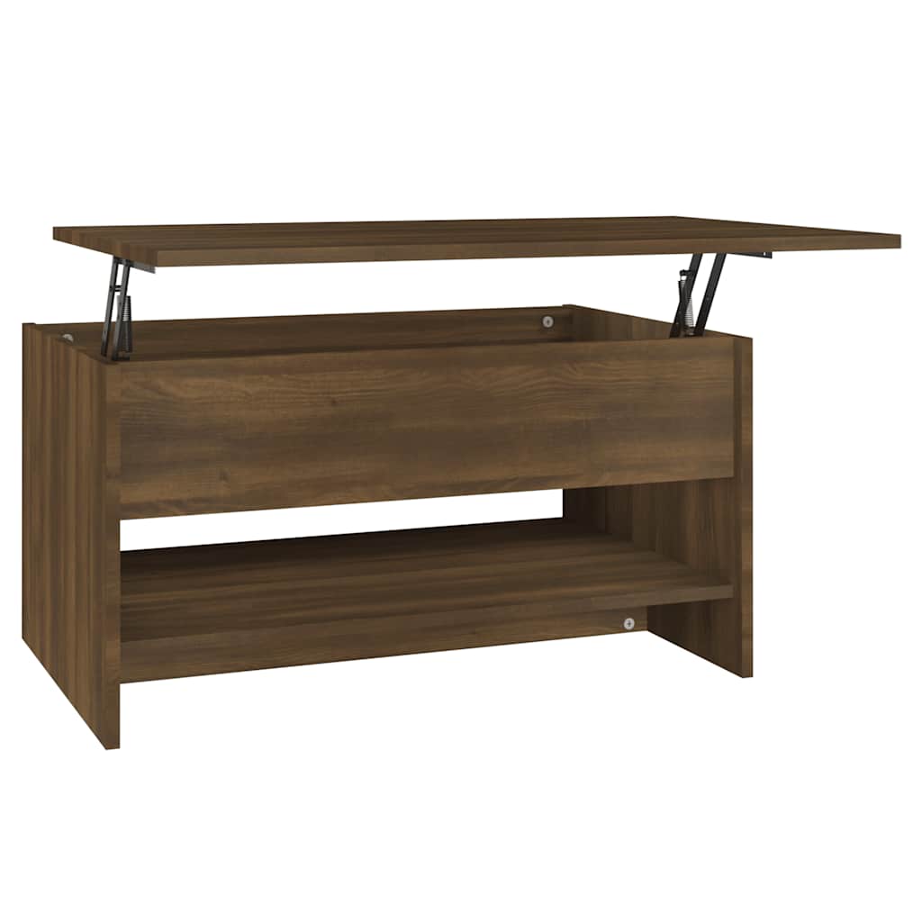 vidaXL Table basse ChÃªne marron 80x50x40 cm Bois d'ingÃ©nierie-image-8720286974179