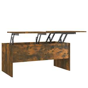 Konferenční stolek kouřový dub 102x50,5x46,5cm kompozitní dřevo - obrázek 2