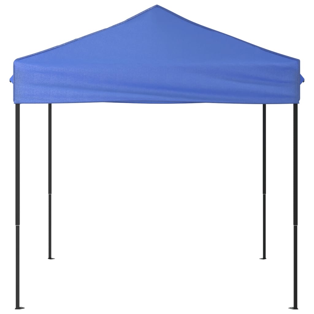 vidaXL Сгъваема парти палатка, синя, 2x2 м