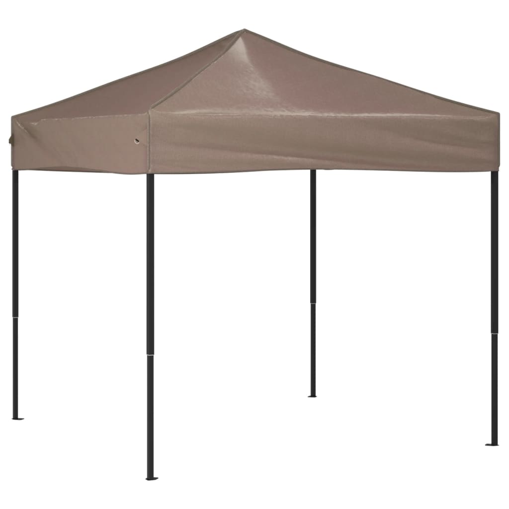 vidaXL Skládací party stan taupe 2 x 2 m