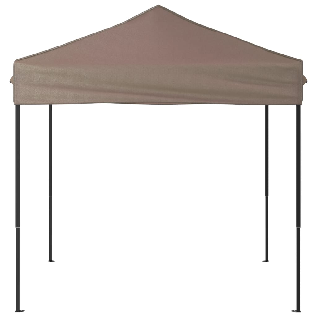 vidaXL Zložljiv vrtni šotor taupe 2x2 m