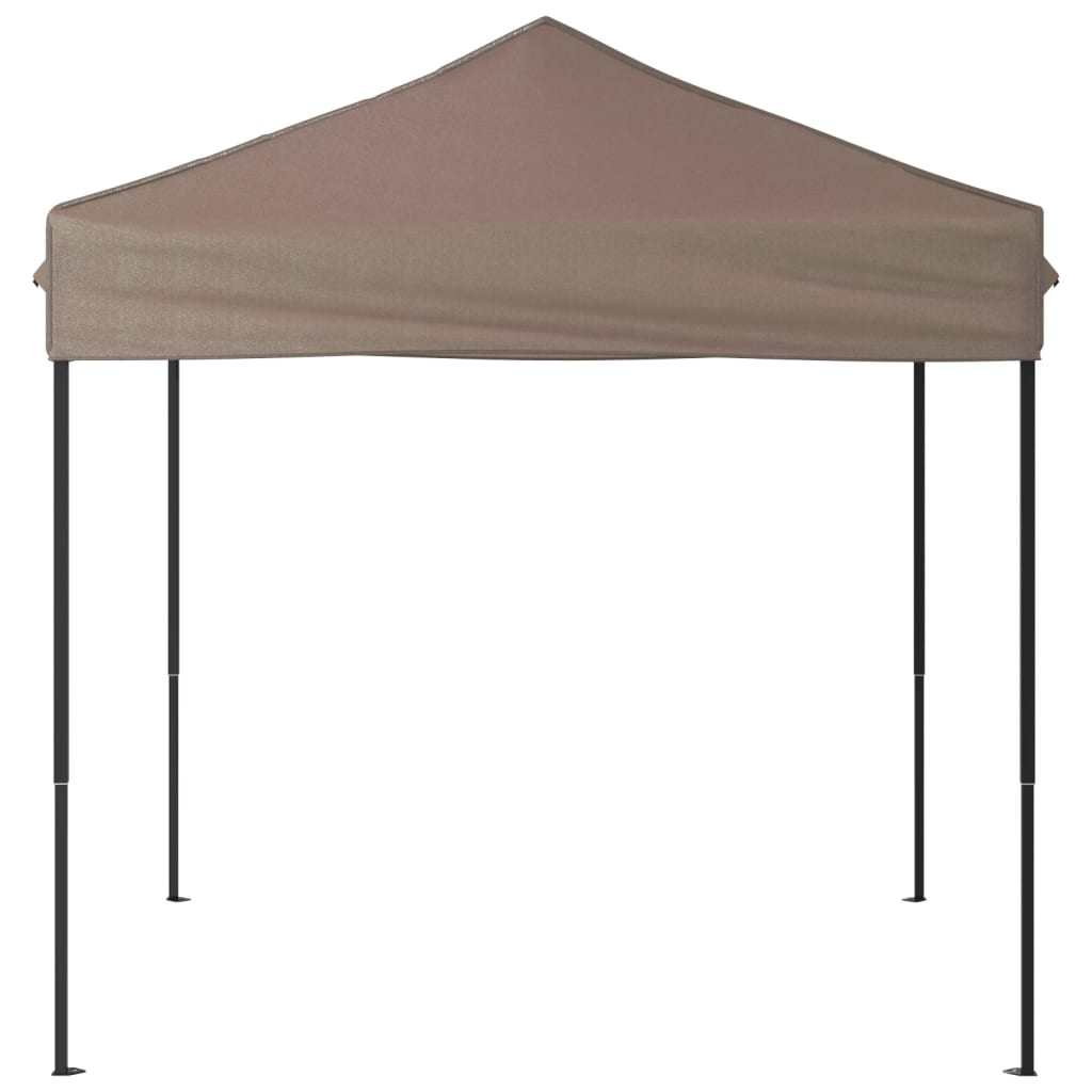 vidaXL Kokoontaittuva juhlateltta taupe 2x2 m