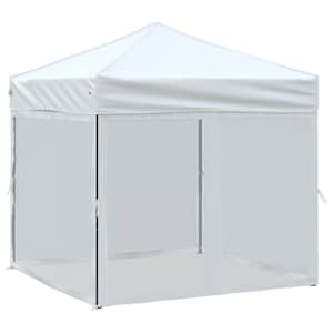 Skládací party stan s bočními stěnami bílý 2 x 2 m - obrázek 2