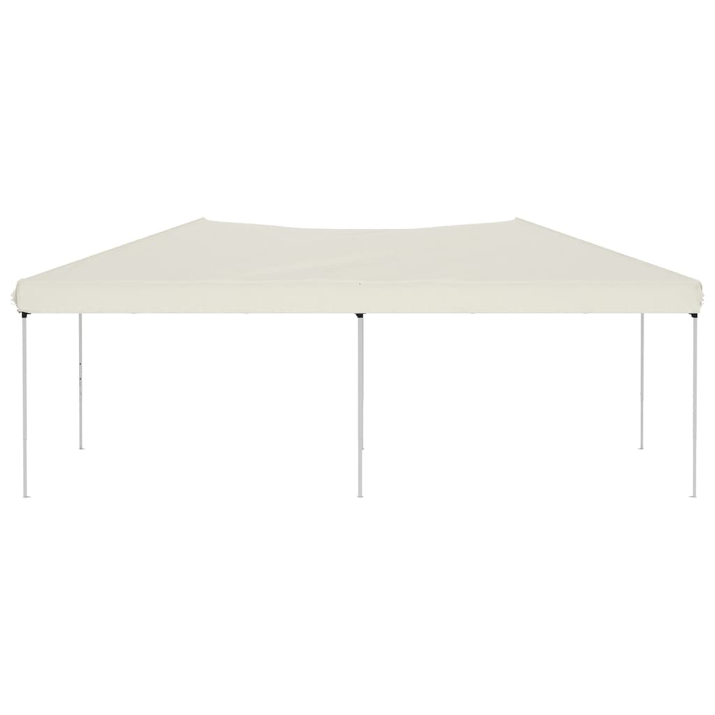 vidaXL Partyzelt Faltbar Creme 3x6 m