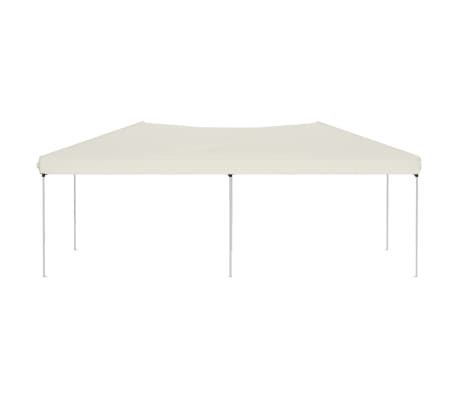 vidaXL Partyzelt Faltbar Creme 3x6 m