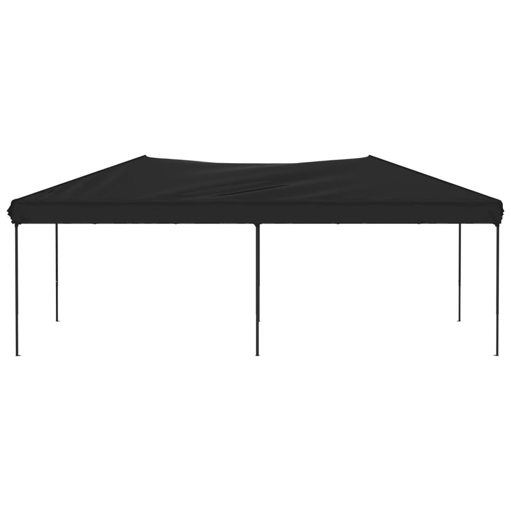 vidaXL Tenda per Feste Pieghevole Nero 3x6 m