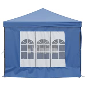 Skládací party stan s bočními stěnami modrý 3 x 6 m - obrázek 4