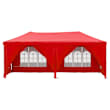 Carpa De Jardín 3x3 M - Plegable, Con Paredes, Azul, Ideal Para Fiestas Y Camping