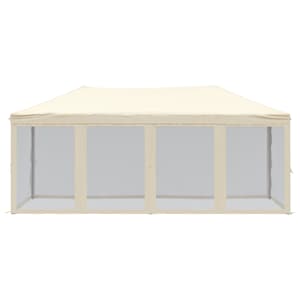 Skládací party stan s bočními stěnami krémový 3 x 6 m - obrázek 3