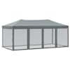 vidaXL kokkupandav peotelk seintega, antratsiithall, 3 x 6 m