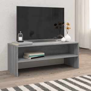 TV omarica siva sonoma 100x40x40 cm inženirski les