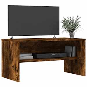 TV stolek kouřový dub 80 x 40 x 40 cm kompozitní dřevo - obrázek 3