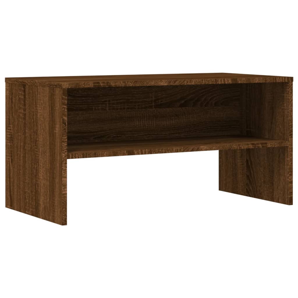 vidaXL TV stolek hnědý dub 80 x 40 x 40 cm kompozitní dřevo